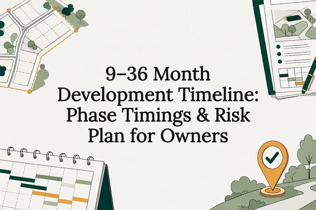 9–36 Month Development Timeline: Phase Timings & Risk Plan for Owners