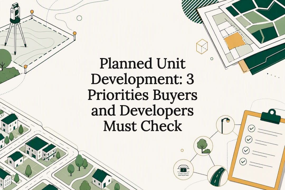 Planned Unit Development: 3 Priorities Buyers and Developers Must Check