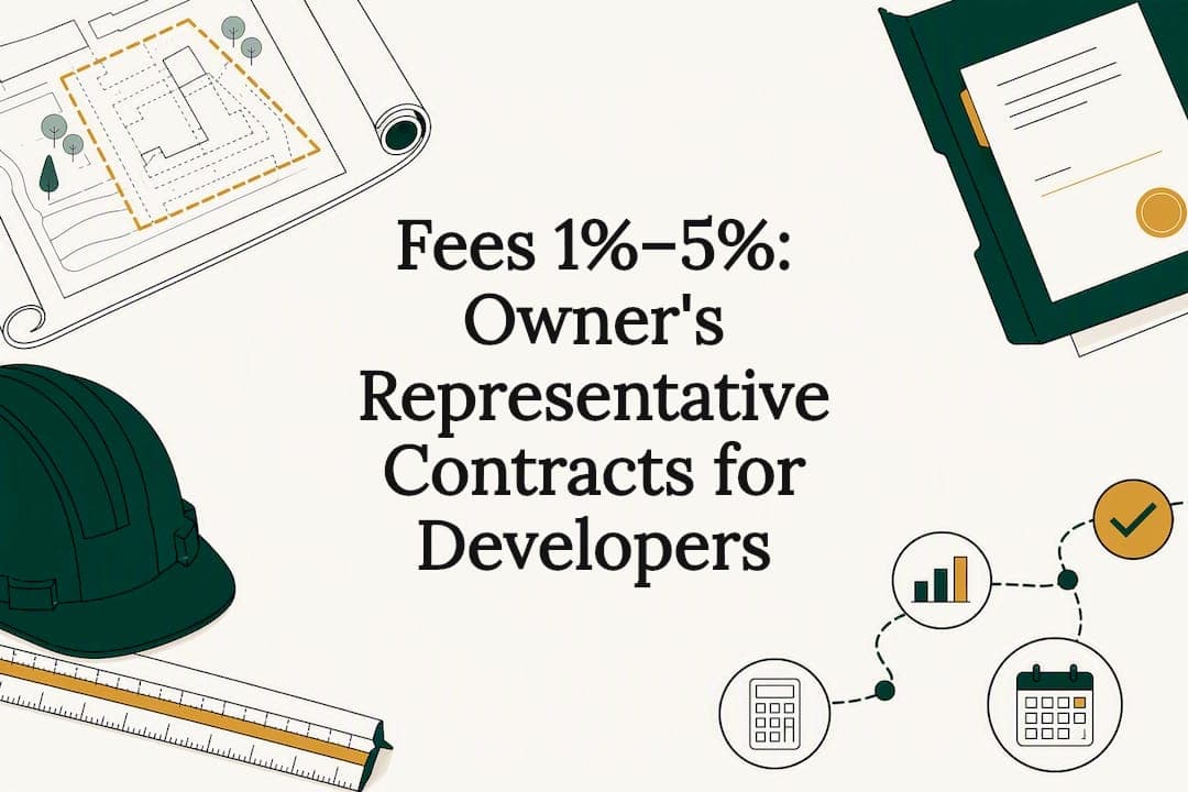 Fees 1%–5%: Owner's Representative Contracts for Developers