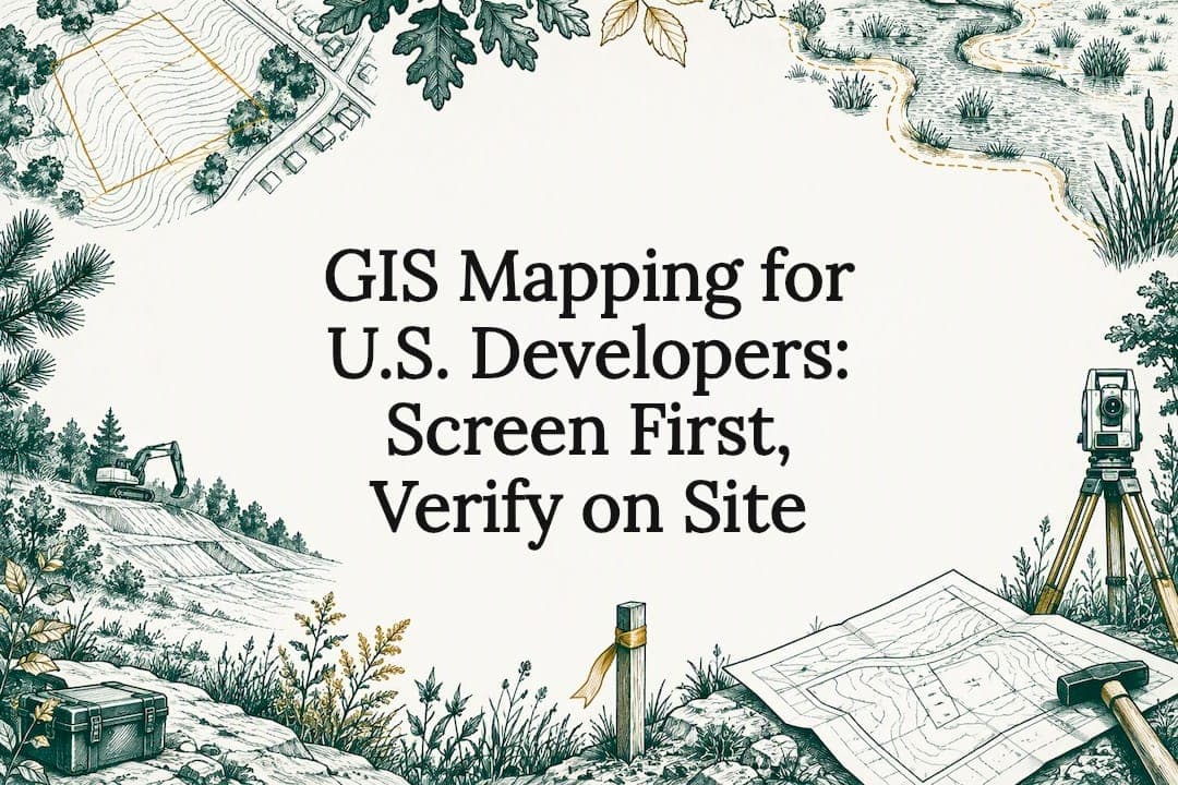 GIS Mapping for U.S. Developers: Screen First, Verify on Site