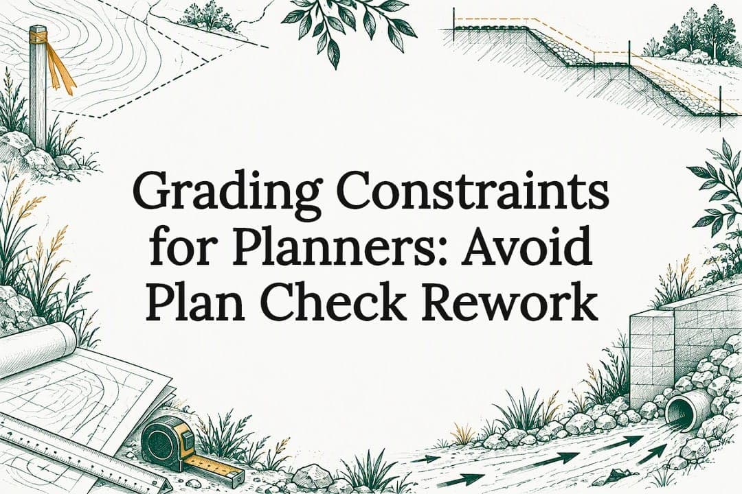Grading Constraints for Planners: Avoid Plan Check Rework