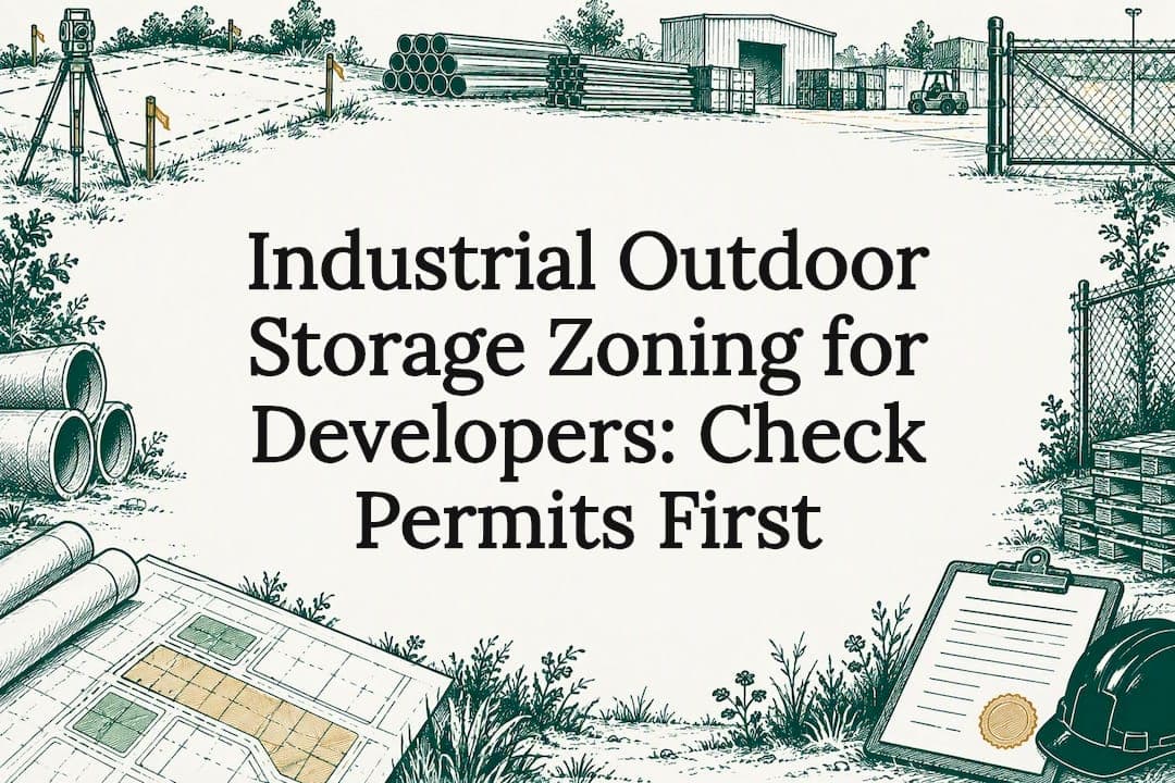 Industrial Outdoor Storage Zoning for Developers: Check Permits First