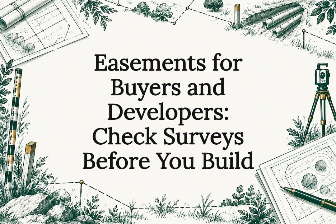 Easements for Buyers and Developers: Check Surveys Before You Build